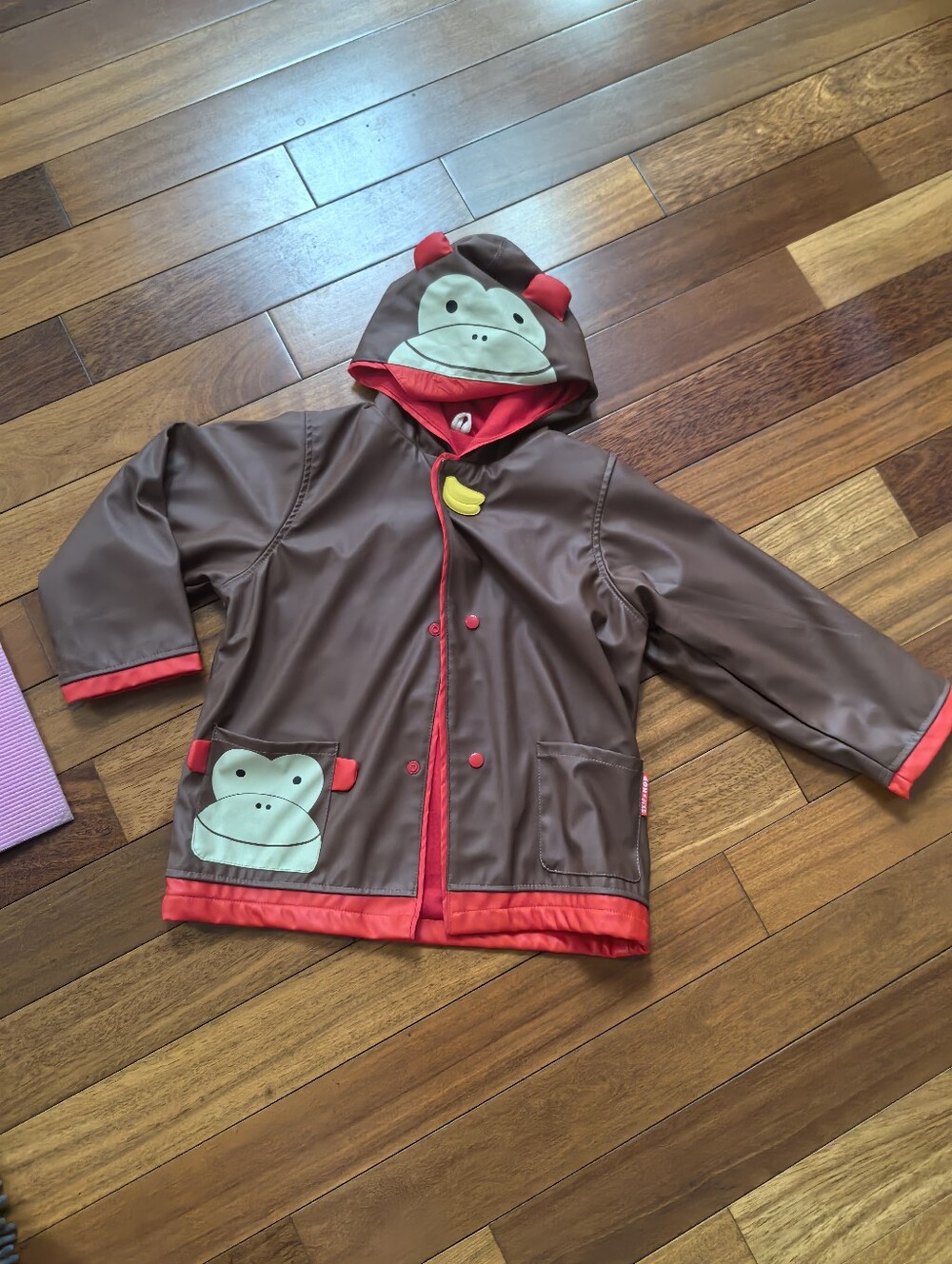 Skip Hop Zoo Little Kid Raincoat - Monkey